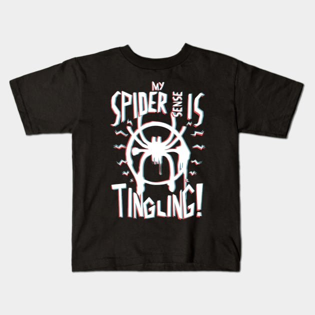 Miles Morales Kids T-Shirt by Indranunik